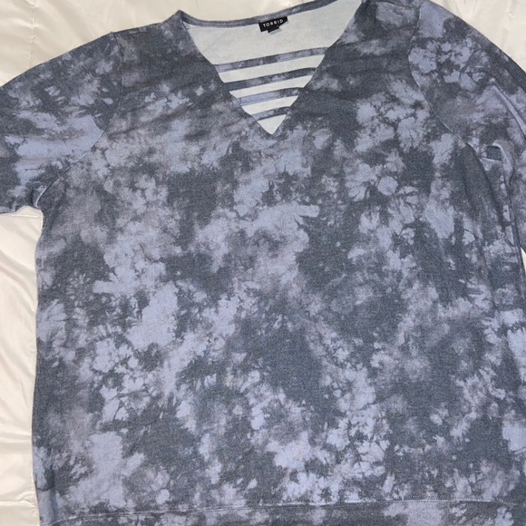 Blue Tye Dye Longsleeve Top - Picture 1 of 2